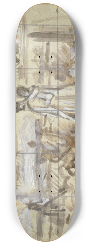 Philipp Rumpf - Liebespaar im Freien 8.25 inch art skate deck Philipp Rumpf - Liebespaar im Freien 8.25 inch art skate deck
