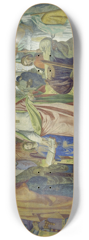 Philipp Veit - The Arts Being Introduced to Germany by Christianity 8.25 inch art skate deck