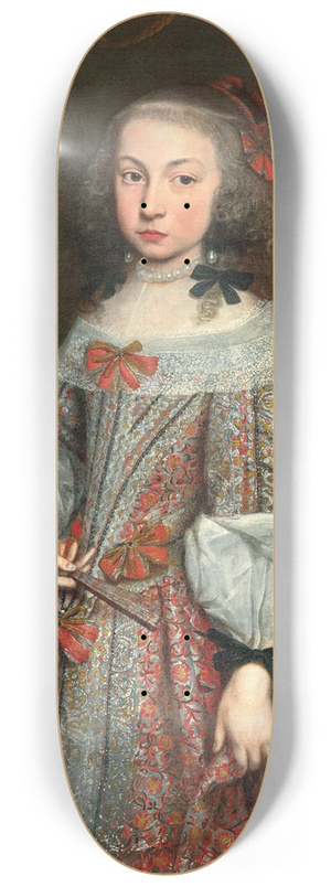 Pier Francesco Cittadini - Portrait Of A Young Woman In An Embroidered Dress 8.25 inch art skate deck