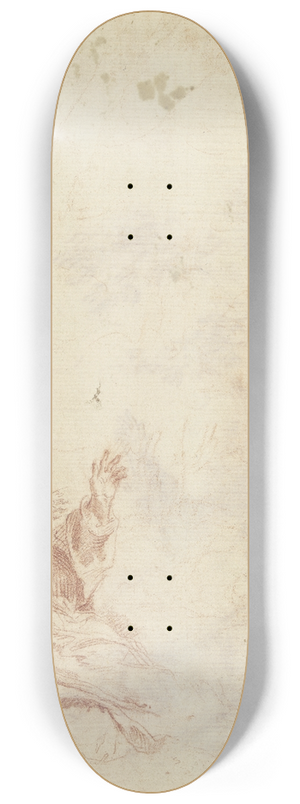 Pier Francesco Mola - Vision of Saint Bruno 8.25 inch art skate deck