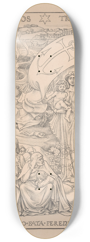 Antoon Derkinderen - Transvaalse prent 8.25 inch art skate deck
