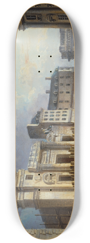 Pierre-Antoine Demachy - Dmolition de lglise Saint-Barthlemy 8.25 inch art skate deck