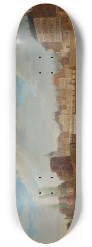 Pierre-Antoine Demachy - Lle Louviers et la Pointe de lle Saint-Louis, vues du port Saint-Paul (port des Celestins) 8.25 inch art skate deck Pierre-Antoine Demachy - Lle Louviers et la Pointe de lle Saint-Louis, vues du port Saint-Paul (port des Celestins) 8.25 inch art skate deck