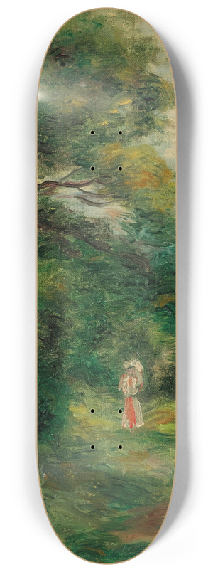 Pierre-Auguste Renoir - Alle Dans Un Bois, Femme Avec Enfant Dans Les Bras 8.25 inch art skate deck