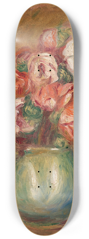 Pierre-Auguste Renoir - Anemones (Anmones) 8.25 inch art skate deck