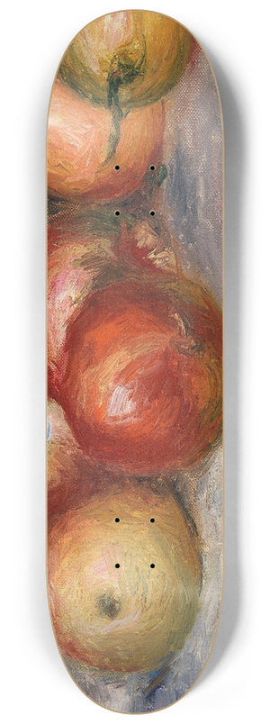 Pierre-Auguste Renoir - Apples, Orange, and Lemon (Pommes, oranges et citrons) 8.25 inch art skate deck