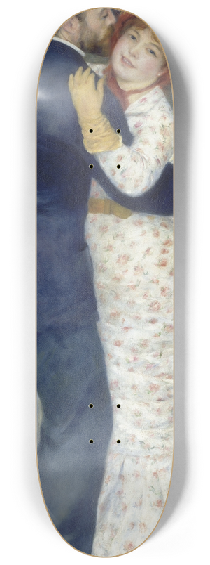 Pierre-Auguste Renoir - Country Dance 8.25 inch art skate deck