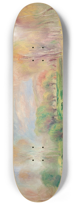 Pierre-Auguste Renoir - Landscape (Paysage) II 8.25 inch art skate deck