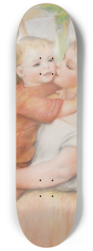 Pierre-Auguste Renoir - Laundress and Her Child (Aline and Pierre) 8.25 inch art skate deck