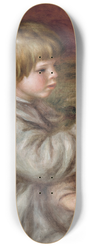 Pierre-Auguste Renoir - Le petit peintre (Claude Renoir) 8.25 inch art skate deck