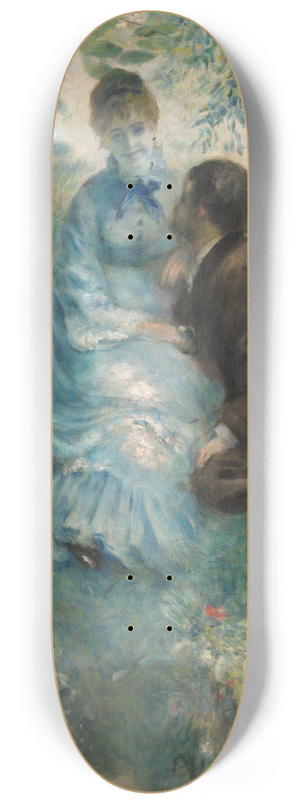 Pierre-Auguste Renoir - Lovers 8.25 inch art skate deck