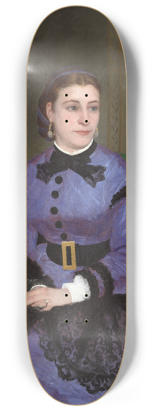 Pierre-Auguste Renoir - Mademoiselle Sicot 8.25 inch art skate deck