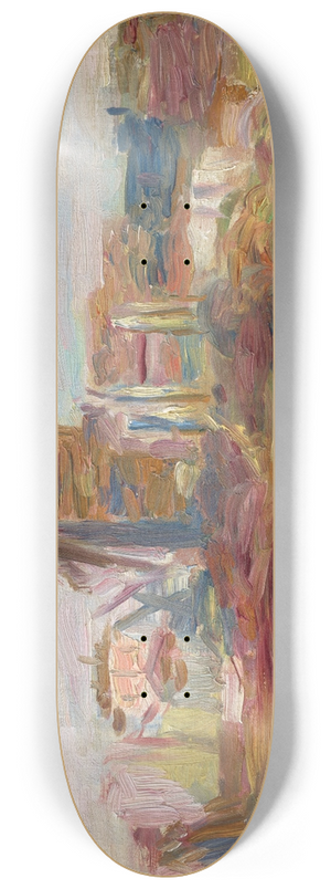 Pierre-Auguste Renoir - Moulin sur la colline de Montmartre 8.25 inch art skate deck