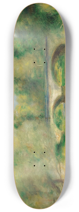 Pierre-Auguste Renoir - Paysage 8.25 inch art skate deck