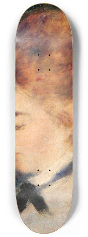 Pierre-Auguste Renoir - Portrait of a Woman 8.25 inch art skate deck