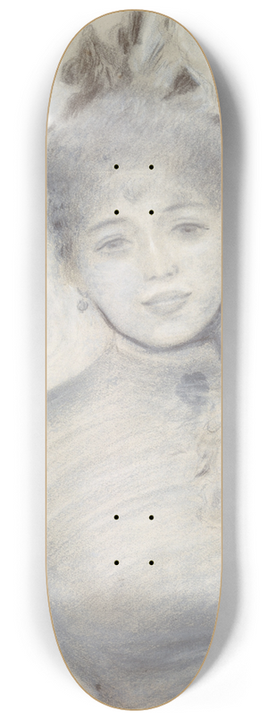 Pierre-Auguste Renoir - Portrait of Sverine 8.25 inch art skate deck
