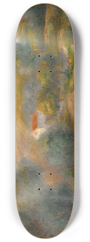 Pierre-Auguste Renoir - Springtime in Essoyes 8.25 inch art skate deck