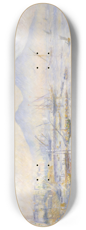 Pierre-Auguste Renoir - The Bay of Naples 8.25 inch art skate deck
