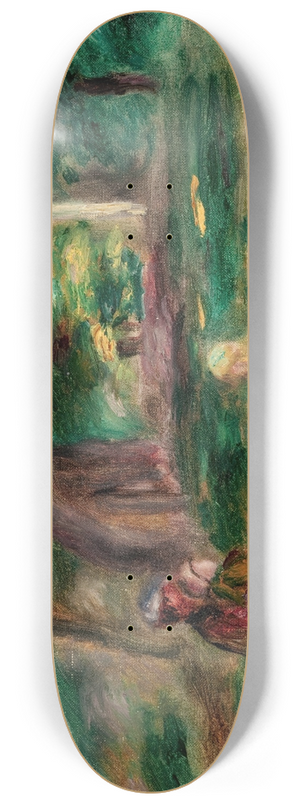 Pierre-Auguste Renoir - Trois personnages dans un paysage 8.25 inch art skate deck