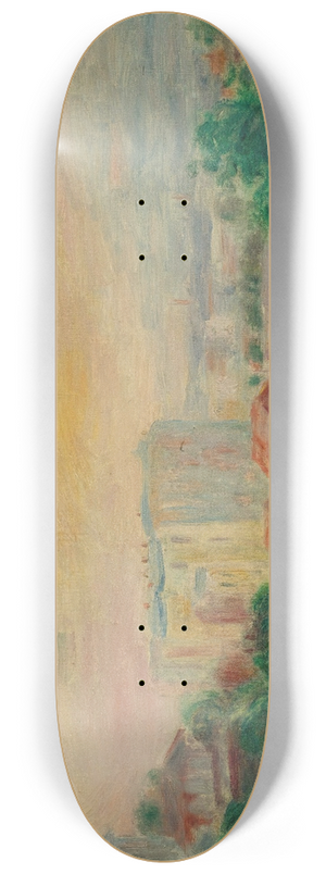 Pierre-Auguste Renoir - Vue De Montmartre 8.25 inch art skate deck