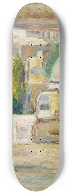 Pierre-Auguste Renoir - Vue de village, Route  Cagnes 8.25 inch art skate deck