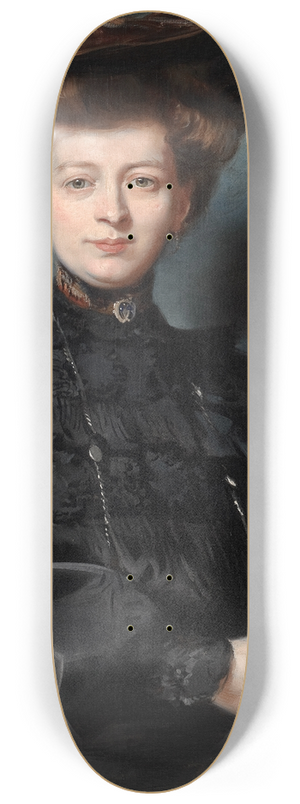 Adolf Pirsch - Portrait of Theresa Hannack 8.25 inch art skate deck