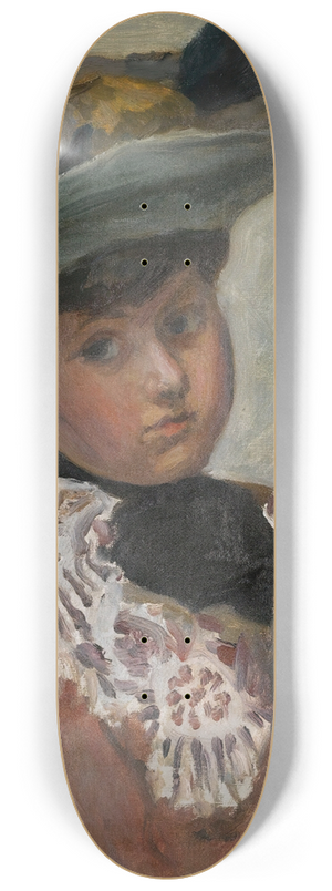 Pierre Bonnard - Portrait de Jeune Femme Or Le Chapeau 8.25 inch art skate deck