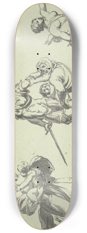 Pierre Brebiette - Der Bethlehemitische Kindermord 8.25 inch art skate deck