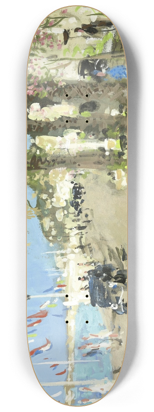 Pierre-Eugne Montzin - La promenade des Anglais, Nice 8.25 inch art skate deck