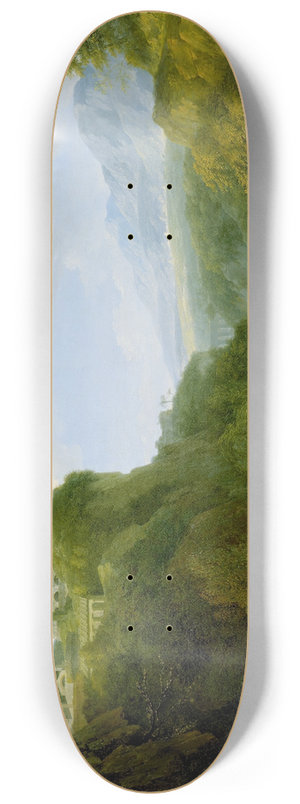 Pierre-Henri de Valenciennes - Landscape Of Ancient Greece 8.25 inch art skate deck