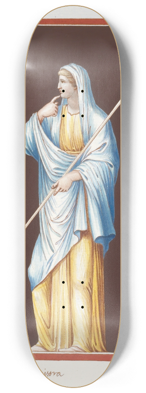 Pierre-Jean Mariette - Alora, alla porte sinistra 8.25 inch art skate deck Pierre-Jean Mariette - Alora, alla porte sinistra 8.25 inch art skate deck