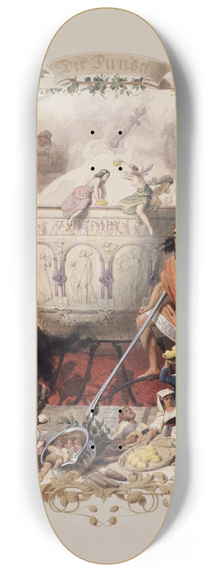 Adolf Schrdter  - Die vier Hauptgetrnke: Punsch 8.25 inch art skate deck