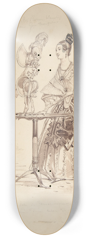 Pierre-Numa Bassaget - Costume Design 8.25 inch art skate deck