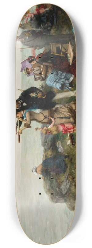 Pierre Outin - Sur la falaise 8.25 inch art skate deck
