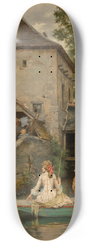 Pierre Outin - The boating party 8.25 inch art skate deck Pierre Outin - The boating party 8.25 inch art skate deck