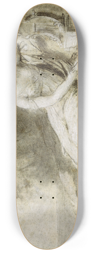 Pierre-Paul Prud'hon - Study for a Portrait of Empress Josphine 8.25 inch art skate deck