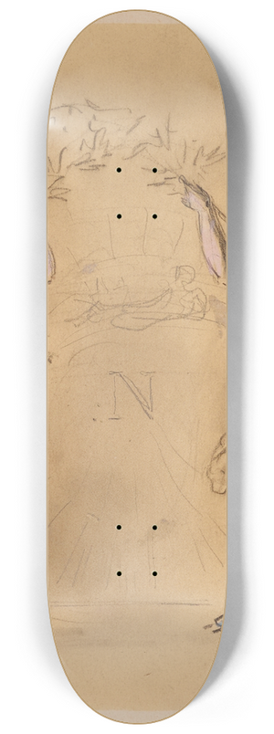 Pierre-Paul Prud'hon - Transparent excut pour lHtel de Ville de Paris 8.25 inch art skate deck Pierre-Paul Prud'hon - Transparent excut pour lHtel de Ville de Paris 8.25 inch art skate deck