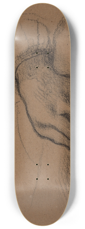 Pierre Puvis de Chavannes - Etude de deux mains 8.25 inch art skate deck
