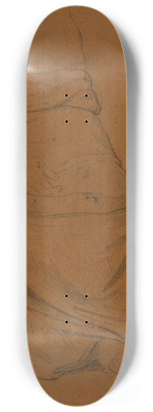 Pierre Puvis de Chavannes - Etude de draperie 8.25 inch art skate deck