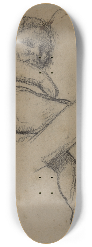 Pierre Puvis de Chavannes - Etude denfant pour LEnfance de sainte Genevive 8.25 inch art skate deck