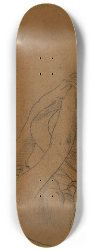 Pierre Puvis de Chavannes - Femme assise  terre 8.25 inch art skate deck Pierre Puvis de Chavannes - Femme assise  terre 8.25 inch art skate deck
