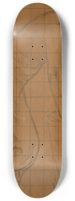 Pierre Puvis de Chavannes - Femme debout, de profil  droite 8.25 inch art skate deck