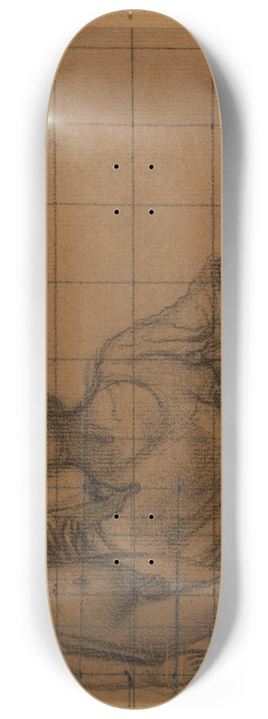 Pierre Puvis de Chavannes - Femme et enfant 8.25 inch art skate deck