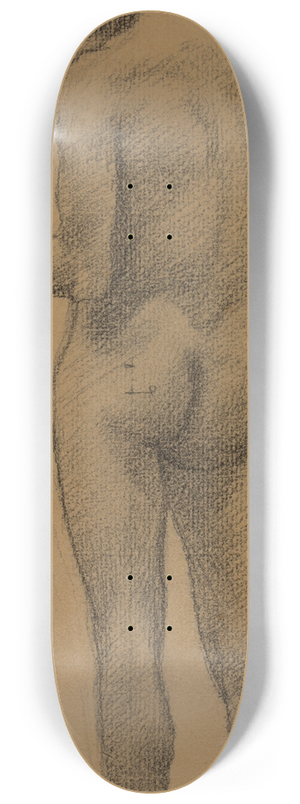 Pierre Puvis de Chavannes - Homme de dos 8.25 inch art skate deck