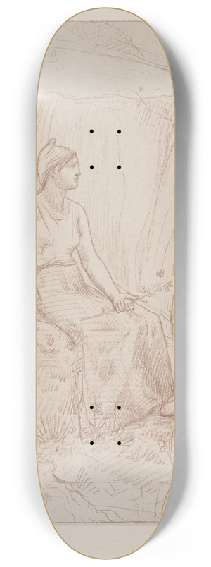 Pierre Puvis de Chavannes - Normandy 8.25 inch art skate deck