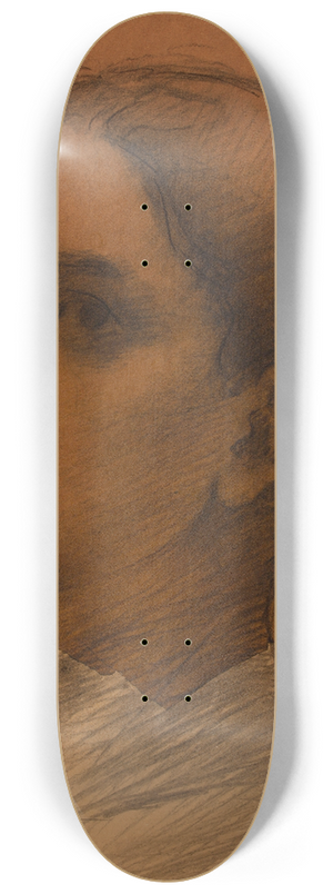 Pierre Puvis de Chavannes - Portrait de femme de trois-quarts 8.25 inch art skate deck