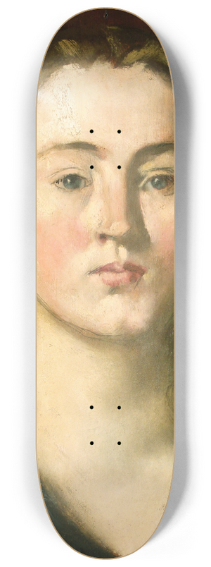 Pierre Puvis de Chavannes - Portrait of Baroness Lefvre 8.25 inch art skate deck Pierre Puvis de Chavannes - Portrait of Baroness Lefvre 8.25 inch art skate deck