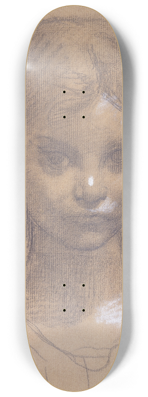 Pierre Puvis de Chavannes - Tte de fillette 8.25 inch art skate deck Pierre Puvis de Chavannes - Tte de fillette 8.25 inch art skate deck