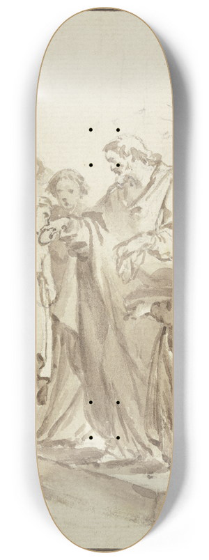 Pierre Subleyras - Austeilung des Abendmahls 8.25 inch art skate deck