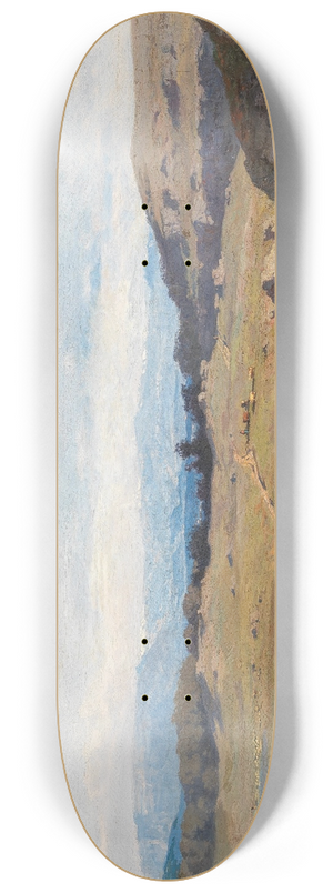 Pierre Thuillier - A View of an Alpine Landscape 8.25 inch art skate deck